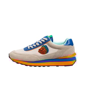 19v69 ITALIA herensneaker SATORIO maakt indruk met zijn opvallende kleurenmix en sportieve retro-design. Hoogwaardige materialen en een stevige constructie zorgen voor comfort en stijl - ideaal voor casual streetwear-looks.