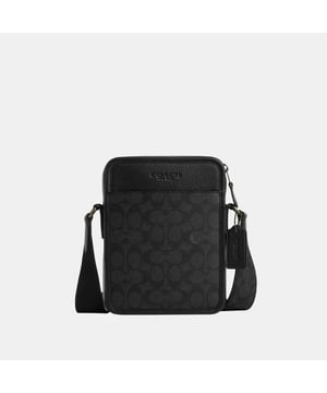 Sullivan Crossbody in Signature, Inside multifunction pocket, Outside open pocket,  Length: 16.00 cm,  Width: 5.00 cm,  Height: 21.00 cm