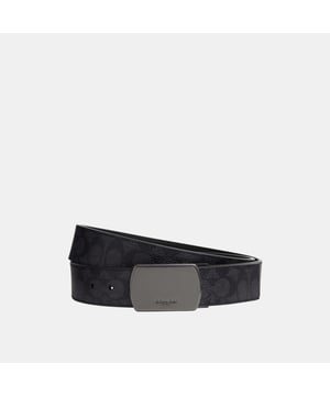 38MM Modern Plaque Belt in Signature, Cut-to-size
 Reversible,  Width: 38.00 cm