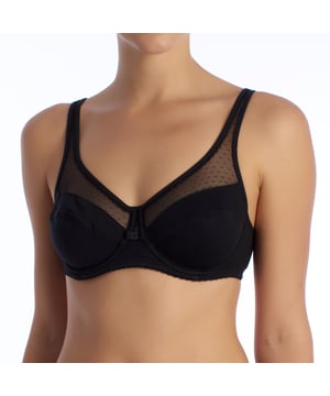 The Generous women's underwire bra is designed for support, comfort, and durability. Made from soft organic cotton, this bra offers firm support and naturally enhances your silhouette. Its sleek design ensures breathability, keeping you fresh all day long.

 Available in a variety of colors and styles, it combines comfort and aesthetics, ideal for both everyday use and special occasions. With its commitment to the environment, this bra is a reliable and durable choice.

 Main features:
 - Organic and sustainable materials.
 - Hoops for firm support and silhouette enhancement.
 - Soft and breathable fabrics for greater comfort.
 - Adjustable straps for a custom fit.
 - Available in various colors and styles.
 - 3-position, double-row hook closure.
 - Ideal for everyday use and special occasions.
 Composition: 92% Cotton, 6% Polyamide, 2% Elastane
 Care:
Wash at maximum temperature 40º.
 Do not iron.
 Do not use bleach.
 Do not use a dryer.