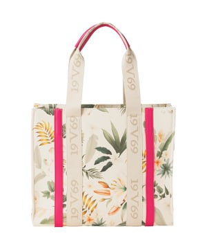 19v69 ITALIA Handtasche ABBIE kombiniert sommerlichen Blumenprint mit sportlichen Logo-Tragehenkeln. Die kompakte Größe und die kontrastfarbenen Details machen sie zum idealen Begleiter für urbane Looks mit Leichtigkeit.