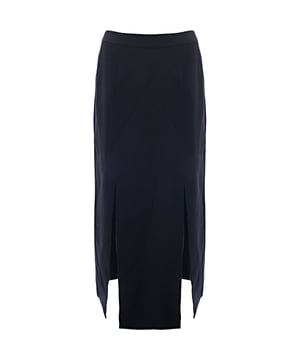 100% wool. Raey?s sweater is rib knitted in Italy from wool with a rolled neckline, drop-shoulder sleeves and side-hem slits