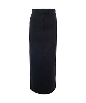 100% viscose. Lining: 51% viscose, 49% cotton. The fluid twill fabric of Raey's Dream skirt brings elegant drape to the ankle-grazing pencil silhouette