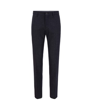 Zip fly and button fastening.Belt loops.Side pockets.Slim fit.