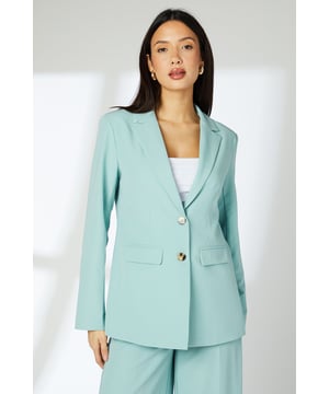 Single-breasted design with elegant metallic button fastening
        Practical front pockets add functionality to this sophisticated blazer
        Open neckline creates a versatile layering piece for multiple styling options
        Structured silhouette with subtle stretch for comfortable all-day wear
        Clean-lined tailoring offers a timeless addition to your wardrobe essentials
    
    This Principles blazer seamlessly bridges the gap between casual comfort and polished style. The classic single-breasted cut with distinctive pocket detailing creates a refined silhouette that works beautifully for a variety of casual occasions. Style it as shown with a simple white tee and wide-leg denim for an effortlessly chic weekend look, perfect for family gatherings or casual meetups. The woven fabric provides structure while maintaining comfort throughout the day. For a more coordinated ensemble, pair with matching trousers and ballet flats for lunch dates, or throw over a printed dress with trainers for an elevated daytime outfit. Machine washable for practical care, this versatile blazer will quickly become your go-to layering piece for those moments when you want to appear put-together without looking overdressed.