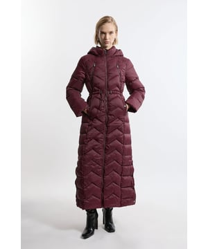 Be protected from the elements in our puffer coat, made in high quality, thick, padded fabric, featuring a quilted design, and cinched detailing at the waist. Wear it over any outfit, whether heading out for a wintery walk or to the office. Lightweight Packable Padded Maxi Coat High Quality, Thick, Padded Fabric Comfortable, Relaxed Silhouette Textured, Quilted Detailing Drawstring Waistline Pocket Features Warm, High Neckline Longline DesignShop this seasons women's long coats and jackets or browse the full collection of coats and jackets now.
