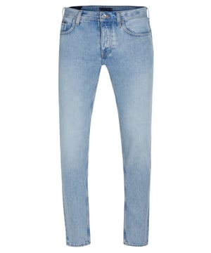100% Baumwolle; Tommy Hilfiger DENTON Jeans;  Modell: MW0MW35185 .1AF;  Hochwertig verarbeitet;  100% Baumwolle ;  Straight-Fit;  Klassischer "5-Pocket" Stil;  Gürtelschlaufen;  Verschluss: Reißverschluss, Knopf;  Tommy Hilfiger Logodetails