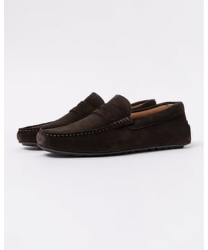 Crafted in soft suede for comfort, these timeless BOSS Menswear loafers have a flexible moccasin construction with great traction. Penny trim featuring embossed logo.

Fastening top: Slip-on
Fully lined
Packaging: Box

Upper material: 100% Cow skin, Lining: 90% Polyamide, 10% Polyurethane, Sole: 100% Thermoplastic polyurethane, Innersole: 90% Polyamide, 10% Polyurethane
50541750