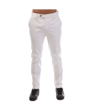 Mens BOSS T-Bryce Trousers in white.- Zip fly and double button closure.- Side pockets.- Coin pocket.- Flat front.- 97% Cotton  3% Elastane.- Ref: 50422575100