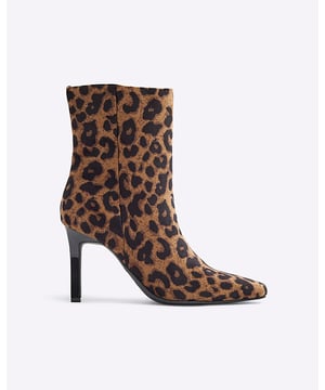 Leopard Print, Pointed toe, Side zip fastening, Skinny heel, Heel height: 9cm