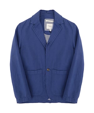 Pepe Jeans Boys Arthur Cotton Blazer Jacket In Blue