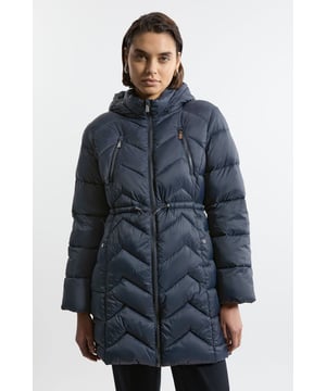 Be protected from the elements in our tall puffer coat, made in high quality, thick, padded fabric, featuring a quilted design, and cinched detailing at the waist. Wear it over any outfit, whether heading out for a wintery walk or to the office. Tall Lightweight Packable Coat High Quality, Thick, Padded Fabric Comfortable, Relaxed Silhouette Textured, Quilted Detailing Drawstring Waistline Pocket Features Warm, High Neckline Longline Design Expertly designed for those 5'10" and above, our Tall pieces are perfectly proportioned for a taller frame using longer lengths.Shop this seasons quilted coats and jackets or browse the full collection of coats and jackets now.