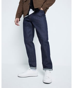 Denim fabric, Slim fitted, Japanese detailed, Button and zip fastening, Belt loops, Classic five pockets