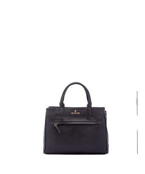 Damenhandtasche mit Reißverschluss. zwei Reißverschluss- und zwei offene Innentaschen. eine Vorderseite mit Außentaschen mit Reißverschluss. verstellbarer und abnehmbarer Schultergurt aus Kunstleder. im Griff aus Kunstleder. Drei Innenfächer.  Außenmaterial. Innen mit Polyester gefüttert. Maße: 30x22x10 cm. Modeprodukt