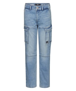 De Torino jeans is een stoere cargo-denim. De broek heeft een regular fit en is gemaakt van comfortabel jogg denim. Torino jeansRegular fitT/m maat 134: haak-oog sluitingVanaf maat 140: knoop-en ritssluiting47% katoen, 30% organisch katoen, 21% Polyester, 2% elastaan