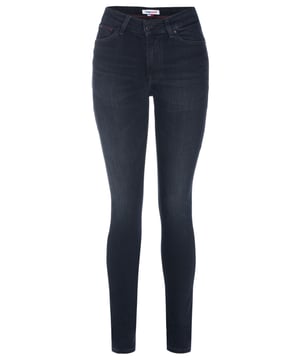 92% Algodón, 6% Elastomultiéster, 2% Elastano; Jeans TOMMY JEANS SIMON; Modelo: DM0DM09562 .1BZ; Fabricado con alta calidad; Mezcla de algodón suave; Elástico; Corte ajustado; Estilo clásico '5 bolsillos'; Presillas para cinturón; Cierre: Cremallera, Botón; Detalles del logo de Tommy Jeans.
