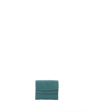 Damenbrieftasche mit Druckknopfverschluss. Innentaschen für Kartenhalter, Geldscheinhalter und Münzhalter. fehlende Außentaschen. fehlender Schultergurt. fehlender Griff. zwei Innenfächer.  Außenmaterial. Innen mit Polyester gefüttert. Maße: 9x8x2 cm. Modeprodukt