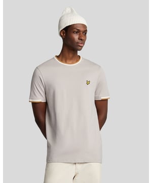 Introducing the Half Tipped T-Shirt, an exquisite addition to our Legacy range of short sleeve apparel. This refined piece is designed with a tipped contrast collar and half-tipped cuffs, imparting a distinctive flair that elevates casual elegance. Crafted from 100% premium cotton, it ensures comfort while showcasing a golden embroidered eagle on the top left chest, symbolizing sophistication.

- Composition: 100% Cotton
- Fit: Regular
- Logo Branding: Golden embroidered eagle
- Logo Branding Garment Location: Top left chest
- Versatile styling for both casual and semi-formal occasions

Elevate your spring menswear collection with this distinguished t-shirt, epitomizing modern style and timeless luxury.