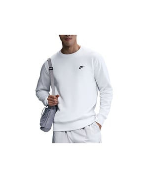 SUDADERA HOMBRE M NK CLUB BB CREW BLANCO