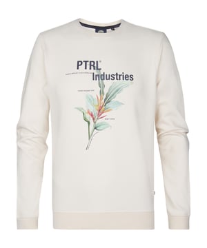Deze stijlvolle sweater combineert comfort met een opvallende borstprint voor een trendy look. Gemaakt van 100% katoen in een zachte French terry kwaliteit, biedt hij een comfortabele en ademende pasvorm. De trui heeft een regular fit, wat zorgt voor een casual en tijdloze uitstraling. De ronde hals en de ribgebreide afwerking bij de hals en mouw zorgen voor extra draagcomfort en een nette afwerking. Perfect om je outfit een frisse, modieuze twist te geven. Logo-print sweaterRegular fitPrint op de borstRonde halsRibgebreide afwerking100% katoen