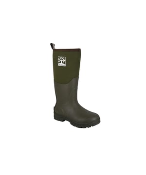 These Woodland Fergus Muck Boots are the perfect combination of durability and comfort for any outdoor adventure. With a textile and synthetic upper, these boots feature high-quality insulation to keep your feet warm in colder conditions. The textile mesh lining provides a comfortable fit and added warmth, while the rugged treaded rubber sole ensures excellent traction, even on the toughest terrains. A heel pull tab allows for easy on and off wear, ideal for all your outdoor pursuits, these boots will keep you comfortable and protected.
 - Textile / synthetic upper 
 - Quality insulated
 - Textile mesh lining for warmth & fitting
 - Rugged treaded rubber sole
 - Heel pull tab for easy on / off wear 
 - Woodland branding