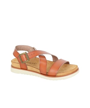 These Olvia Cipriata womens sandals combine style and comfort for the perfect summer look. Featuring a strappy halter back design, these sandals offers a secure fit with a buckle closure, while the durable rubber outsole provides excellent traction. The PU lining and sock add to the comfort, ensuring long-lasting wear. Whether you're dressing up for a night out or looking for an everyday sandal, the Olvia Cipriata sandal offers versatility and style with every step.
 - Synthetic sole 
 - Strappy halter back design 
 - Buckle closure for a secure fit 
 - PU lining and sock 
 - Durable rubber outsole