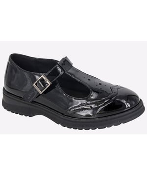 These T-bar shoes are available in a range of classic colors, making them easy to pair with school uniforms, party dresses, or casual outfits. The timeless design makes them suitable for both everyday wear and formal occasions, while their practical features ensure long-lasting comfort and protection- Synthetic upper- Buckle closure- Cushioned footbed- Durable rubber outsole- Cipritata branding
