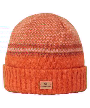 Material: Recyceltes Polyester, Wollmischung, Garn. Futter: Mikrofleece. Design: Logo. Gerippter Bund, Umgeschlagener Bund.