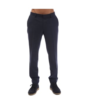 M&M trousers - button zip and closure - side pockets - welt pocket on the back - waistband with belt loops - micro pattern - signature twill  - super-flex quality which offers best wearing comfort - HUGO performance properties are shown on back pocket label