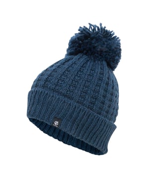 Acryl gebreid Fleece voering Bobbel detail Buitenkant heeft een rib manchet.