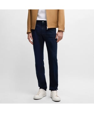 responsible style - made from more sustainable certificated material for reduced impact on the planet - candiani denim - soft feel by combining smooth left-hand twill construction with special finish after waving process - 92% cotton - 6% elastomultiester - 2% elastane