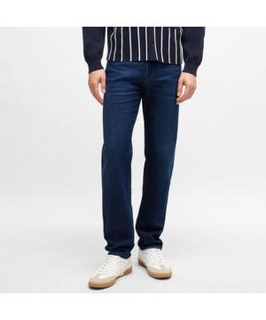 Mens BOSS Re.Maine Slim Fit Jeans- Regular fit- Regular rise- Tapered leg- Standard length- 98% Cotton  2% Elastane.  Machine washable.- Ref: 50513642-429