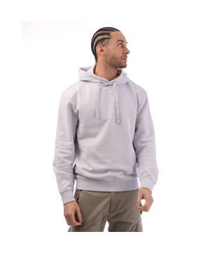 Mens HUGO Dapo Logo Print Hoodie in purple.- Drawstring hood.- Ribbed cuffs and hem.- Contrast HUGO logo.- Relaxed fit.- 100% Cotton.  Machine washable.- Ref: 50486478537