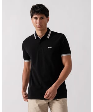A signature polo shirt by BOSS Menswear, cut to a regular fit. Featuring contrast tipping and a logo at the left chest, this short-sleeved polo shirt is designed in cotton piqué and detailed with further BOSS branding at the undercollar.
Regular fitFlat-knit collarNumber of buttons: 3Short sleevesFlat-knit cuffsStandard length
100% Cotton
50469055