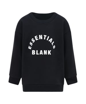 Ribbed crewneck.Ribbed cuffs and hem.Printed logo.