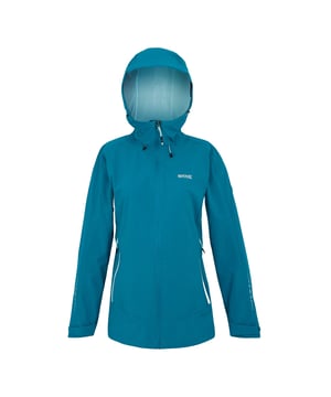 Materiaal: Gerecycleerd polyester. Stof: Ripstop, Stretch. Ontwerp: Logo, eenvoudig. Stoftechnologie: Ademend, Duurzaam, DWR Finish, Isotex 15000, Lichtgewicht, Waterafstotend, Waterdicht, Winddicht. Halslijn: Kap, staande kraag. Manchet: Haak en Lijn Riem. Mouwtype: Met lange mouwen. Getapete naden, Mesh panelen onder de armen, Ritsen onder de armen. Kapkenmerken: Verstelbaar, Gegroeid op Kap, Technisch. Zakken: 2 Onderzakken, 1 Binnenzak, Ritssluiting. Bevestiging: Volledige ritssluiting. 10000g/m²/24hrs. 8 UK: 32 in. 10 VK: 34 in. 12 VK: 36 in. 14 VK: 38 in. 20 VK: 45 in. 18 VK: 43 in. 16 VK: 40 in.