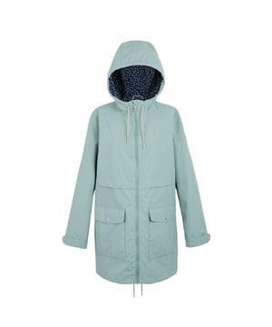 Material: Polyester. Lining: Polyester, Taffeta. Design: Linear, Logo, Stripe. Fabric Technology: Breathable, Durable Water Repellent Finish, Isotex 10000, Waterproof. Cuff: Adjustable, Snap Fastening. Back Hem Vent, Taped Seams. Neckline: Hooded. Sleeve-Type: Long-Sleeved. Hood Features: Drawcord, Grown On Hood. Pockets: 1 Security Pocket, Internal, 2 Patch Pockets, 2 Handwarmer Pockets. Fastening: Front Zip. 10000g/m²/24hrs. Sustainability: Made from Recycled Materials. Waistline: Shockcord. 8 UK: 32 in. 10 UK: 34 in. 12 UK: 36 in. 14 UK: 38 in. 20 UK: 45 in. 24 UK: 50 in. 26 UK: 52 in. 18 UK: 43 in. 16 UK: 40 in.