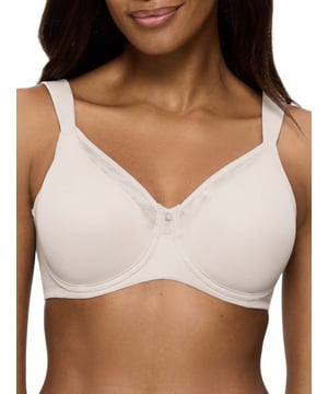 Triumph True Shape Sensation T High Apex Bra. A new and improved fit of the customer favourite True Shape Sensation Minimiser bra with improved finishes creating a more seamless shape, cushioned straps, a comfort contour wire and mesh cup inserts. This product is recommended as hand wash only.