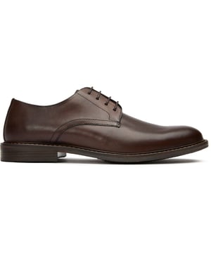 Zapatos derby daren para hombre de Soletrader, color marrón, fabricados en piel y suela sintética.