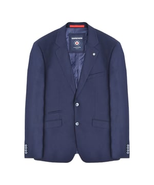 67% Polyester, 31% Rayon, 2% Spandex. Voering: Merken. Ontwerp: Badge, Effen, Target. Dubbele Achteropening, Enkelrij. Manchet: Vier Knopen. Halssnit: Revers. Mouwtype: Lange Mouwen. Zak: 3 Interne Zakken, 2 Voorzakken, 1 Borstas, 1 Muntenzak. Sluiting: Tweeknoop. 15in: 41 in. 16in: 42.5 in. 16.5 in: 44 in. 17in: 46 in. 18in: 47 in. 19in: 50 in. 19.5in: 52 in.