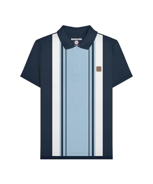 100% Cotton. Fabric: Pique, Yarn Dyed. Design: Stripe, Target, Vertical. Sleeve-Type: Short-Sleeved. Neckline: Turn Down Collar. 3 Button Placket, Woven Label. Please Note: Keep Away From Fire. M: 41 in. L: 42.5 in. XL: 44 in. XXL: 45.5 in. 3XL: 47 in. 4XL: 48.5 in.