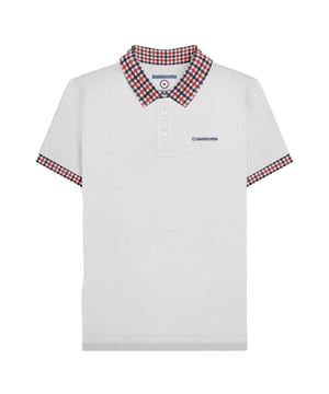 100% Cotton. Design: Gingham, Logo, Plain. Sleeve-Type: Short-Sleeved. Neckline: Turn Down Collar. 3 Button Placket, Woven Label. Please Note: Keep Away From Fire. S: 39 in. M: 41 in. L: 42.5 in. XL: 44 in. XXL: 45.5 in. 3XL: 47 in. 4XL: 48.5 in.
