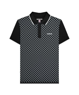100% Katoen. Ontwerp: All-over print, Geruit, Logo. Bevestiging: knop, pullover. Halslijn: Kraag met punt. Type mouw: Korte mouwen, getipt. Klep met 3 knopen, geweven zoomlabel. Opgelet: Verwijderd houden van vuur. S: 39 in. M: 41 in. L: 42,5 in. XL: 44 in. XXL: 46,5 in. 3XL: 47 in. 4XL: 48,5 in.