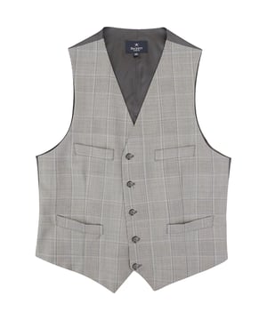 Bring a modern twist to your formal wardrobe with the Hackett London Men’s Large Multi Check Waistcoat in Multi Grey. Crafted in Romania from 100% wool, this waistcoat features a bold multi-check pattern in shades of grey, offering a stylish blend of classic design and contemporary flair.

Color/Pattern: Multi Grey – a sophisticated mix of grey tones in a large check pattern, perfect for adding depth and visual interest to your look

Material:

Shell: 100% Wool – soft, breathable, and naturally refined, providing comfort throughout the day

Lining: 100% Viscose – smooth, lightweight, and breathable, ensuring comfort and flexibility

Craftsmanship: Made in Romania with meticulous attention to detail and precision tailoring, offering an impeccable fit and premium quality

Ideal for pairing with a matching jacket for a coordinated, formal look or styled with chinos for a smart-casual ensemble, this waistcoat exudes timeless British elegance with a modern twist.