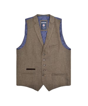 90% Polyester, 10% Wol. Ontwerp: Visgraat. Verstelbare Achterste Strap. Halslijn: Revers. Mouwtype: Mouwloos. Zak: 2 Voorkruiszakken, Ingezet. Sluiting: Knop, Effen. 40 in: 40 in. 42 in: 42 in. 44 in: 44 in.