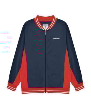 100% Polyester. Fabric: Tricot. Design: Contrast Panel, Embroidered Logo. Neckline: Baseball Collar, Double Tipped Collar. Branded Zip Pull. Cuff: Double Tipped, Ribbed. Sleeve-Type: Long-Sleeved. Pockets: 2 Side Pockets. Fastening: Full Zip. Hem: Ribbed, Tipped. Please Note: Keep Away From Fire. S: 42.5 in. M: 44 in. L: 44.5in. XL: 46.5 in. XXL: 48 in. 3XL: 49.5 in. 4XL: 51 in.