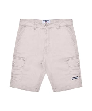 100% Cotton. Design: Plain. Pockets: 2 Italian Pockets, 2 Cargo Pockets, 2 Back Pockets. Fastening: Button-Down, Pull-On, Zip. Badge, Belt Loops, Branded PU Patch. Waistline: Branded.