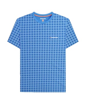 100% Katoen. Ontwerp: Overal bedrukt, Geborduurd logo, Geometrisch. Hals: Crew Neck. Mouwtype: Korte mouwen. Geweven etiket. Opgelet: Verwijderd houden van vuur. M: 40 in. L: 42 in. XL: 44 in. XXL: 46 in. 3XL: 48 in. 4XL: 50 in.