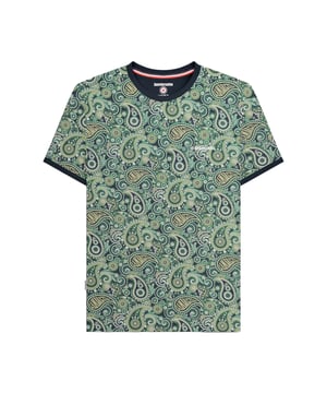 100% Katoen. Ontwerp: Paisley. Hals: Crew Neck. Mouwtype: Korte mouwen. Geweven etiket. Geschikt: Regelmatig. Opgelet: Verwijderd houden van vuur. S: 38 in. M: 40 in. L: 42 in. XL: 44 in. XXL: 46 in. 3XL: 48 in. 4XL: 50 in.