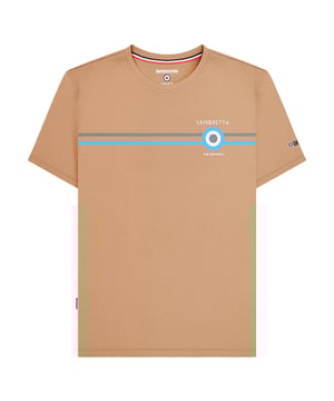 100% Cotton. Fabric: Soft Touch. Design: Embroidered, Logo, Striped, Target, Text. Neckline: Crew Neck. Sleeve-Type: Short-Sleeved. Branded Tab. Please Note: Keep Away From Fire. M: 40 in. L: 42 in. XL: 44 in. XXL: 46 in. 3XL: 48 in. 4XL: 50 in.